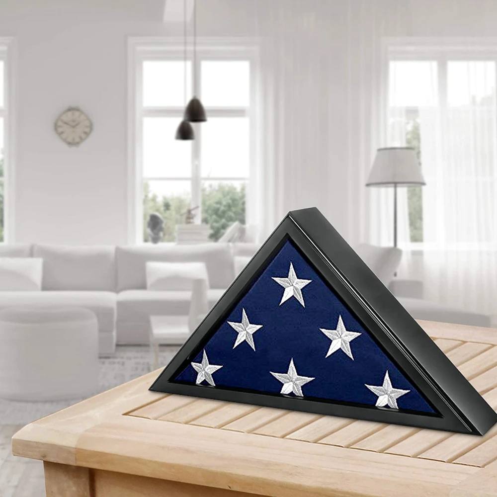 Wood Display Flag Case for Funeral
