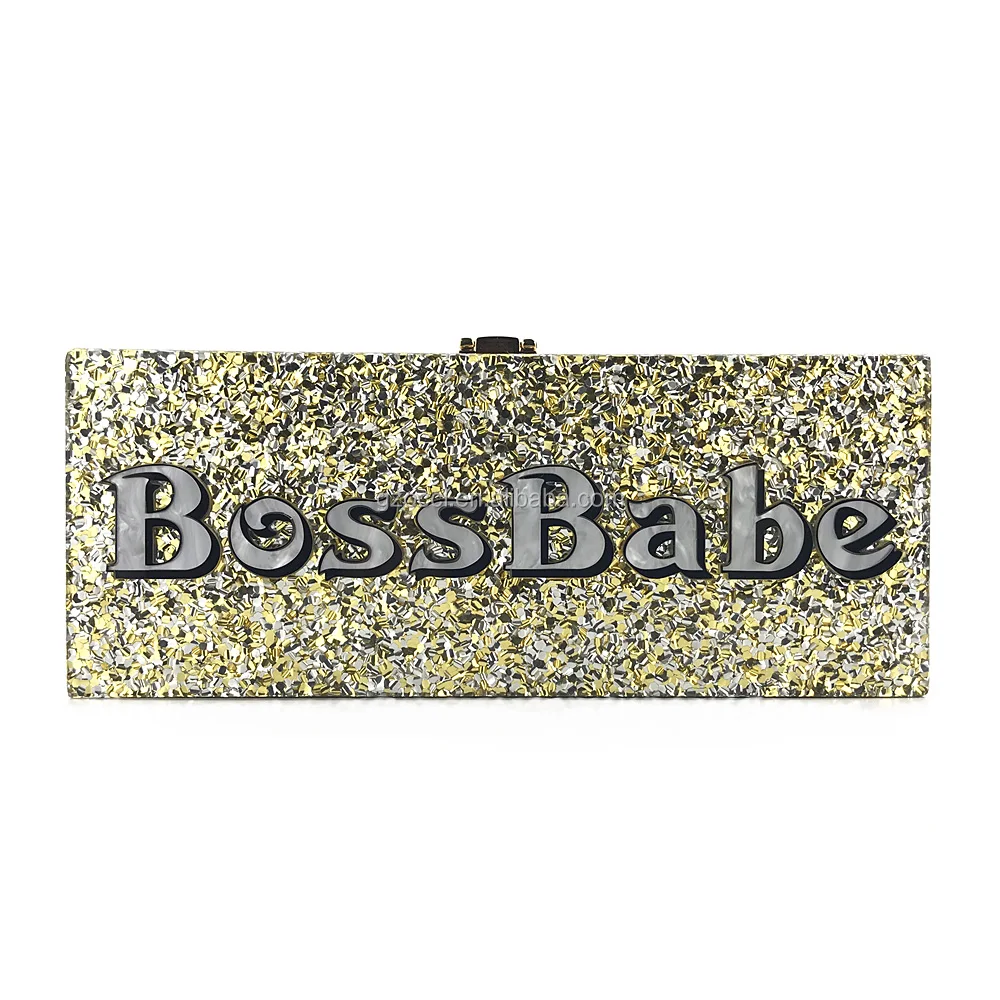 
OC4025 OCCI factory hand made shadow name for ladies party custom bags 