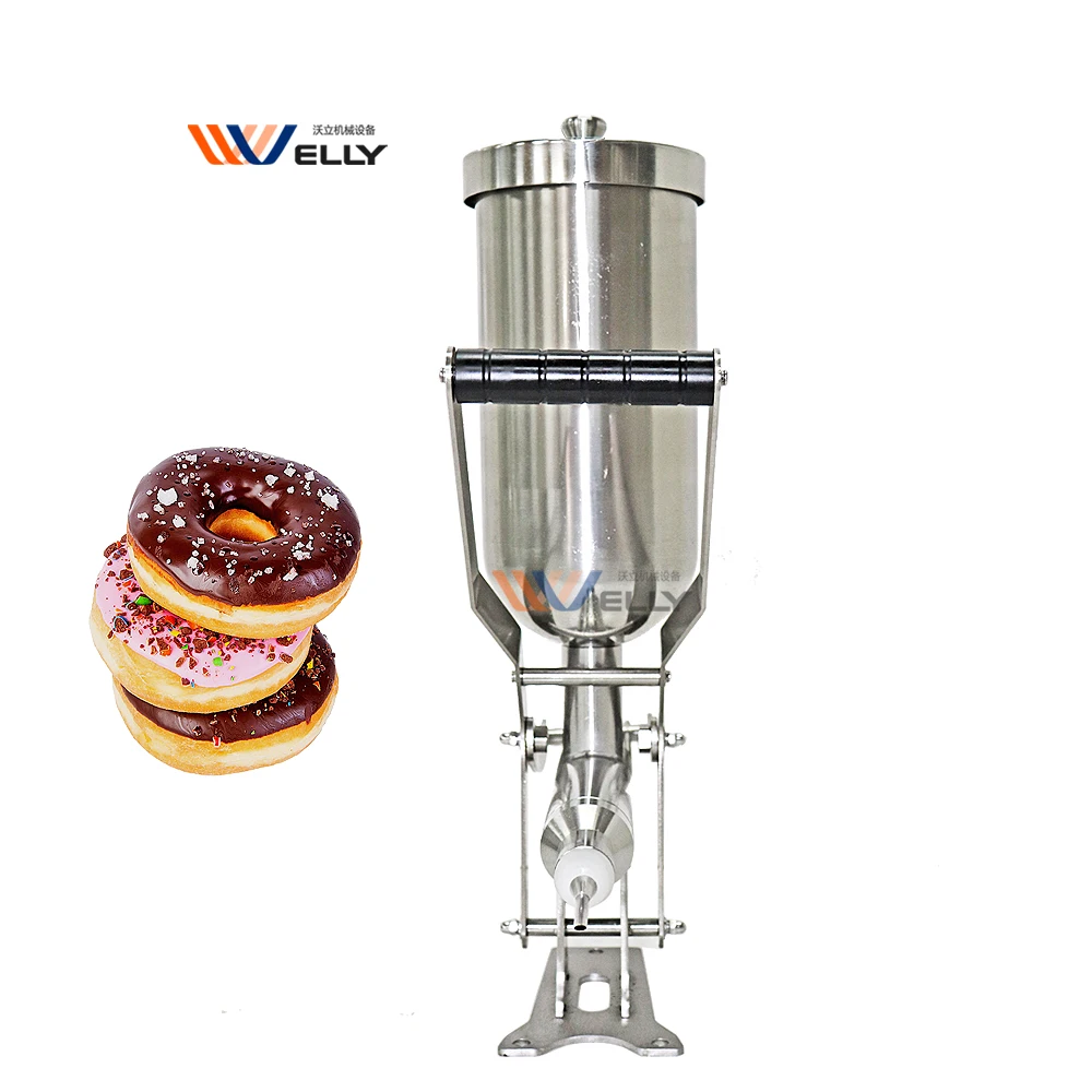 Portable food donut churros filling machine filler/ cake bread / automatic