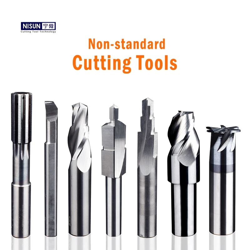 Custom Solid Carbide Machine Reamer Straight Shank 6 Flutes Carbide Reamer With Pilots