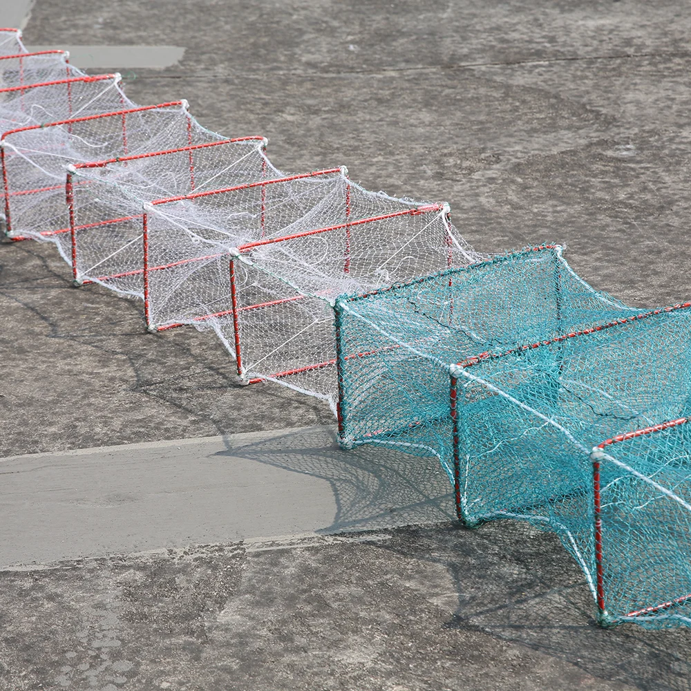 Factory Outlet Anti-rust PVC plastic pipe wraps iron frame pisciculture 18x32x29 Aquaculture Trap