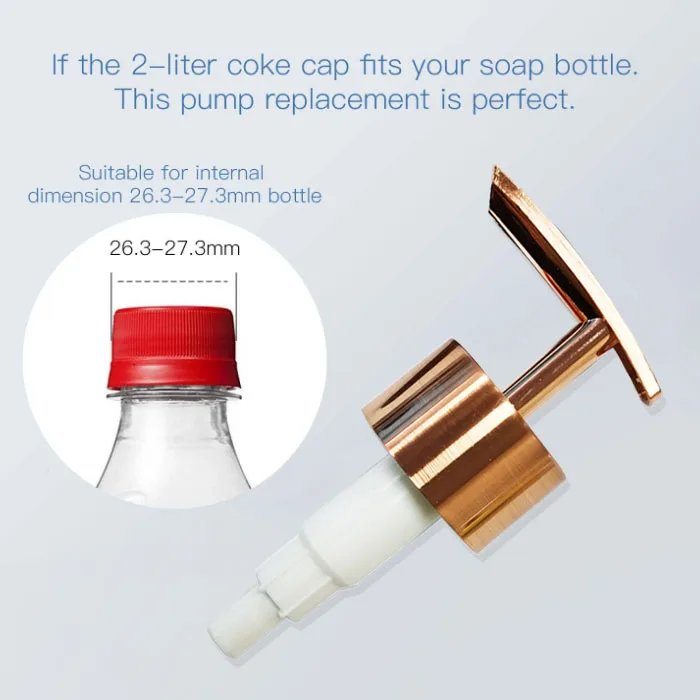 Professional manufacturer made quality unique shape nozzle brushed brown ABS shampoo penis lotion pump