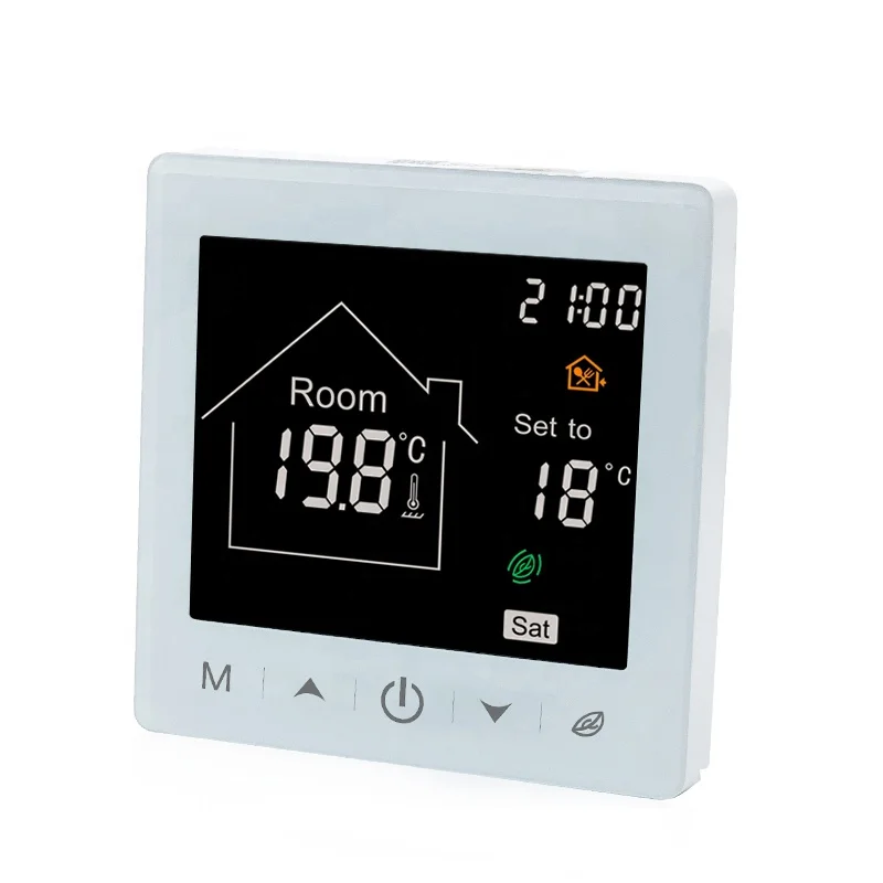 Beok TR9B-WP цифровой термостат 220 В тепла ЖК-дисплей с сенсорным экраном для нагрева воды