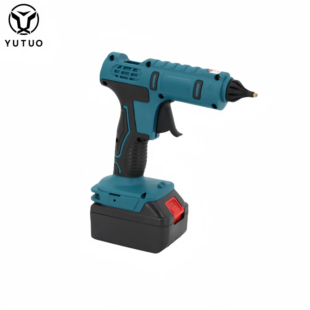 OEM/ODM 60W Cordless Lithium Battery Brushed Power Tool DIY/Industrial 18V Single Temperature Hot-Melt Glue Gun