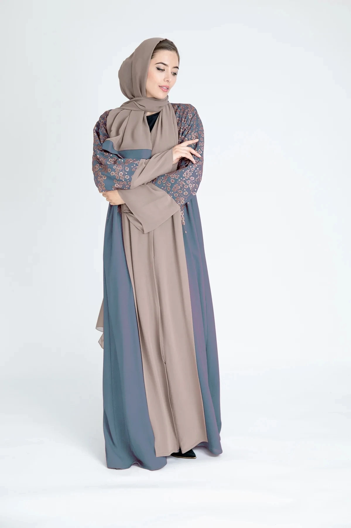 Lanna kimono abaya wholesale in uk borka muslim abaya women dubai abaya maxi muslimah dress long sleeve emirates