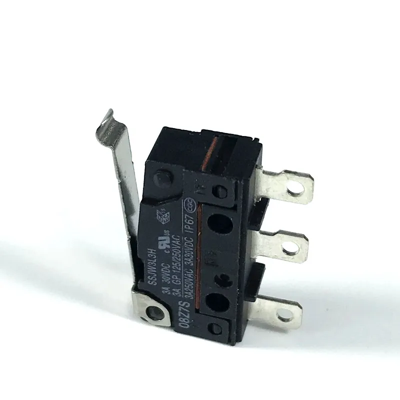 Микропереключатель для печатной платы 3-контактный 3a рычаг водонепроницаемый микропереключатель