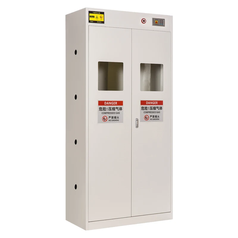Laboratory Furniture Flammable Storage Safety Cabinet Metal Material Gas Cylinder Cabinet