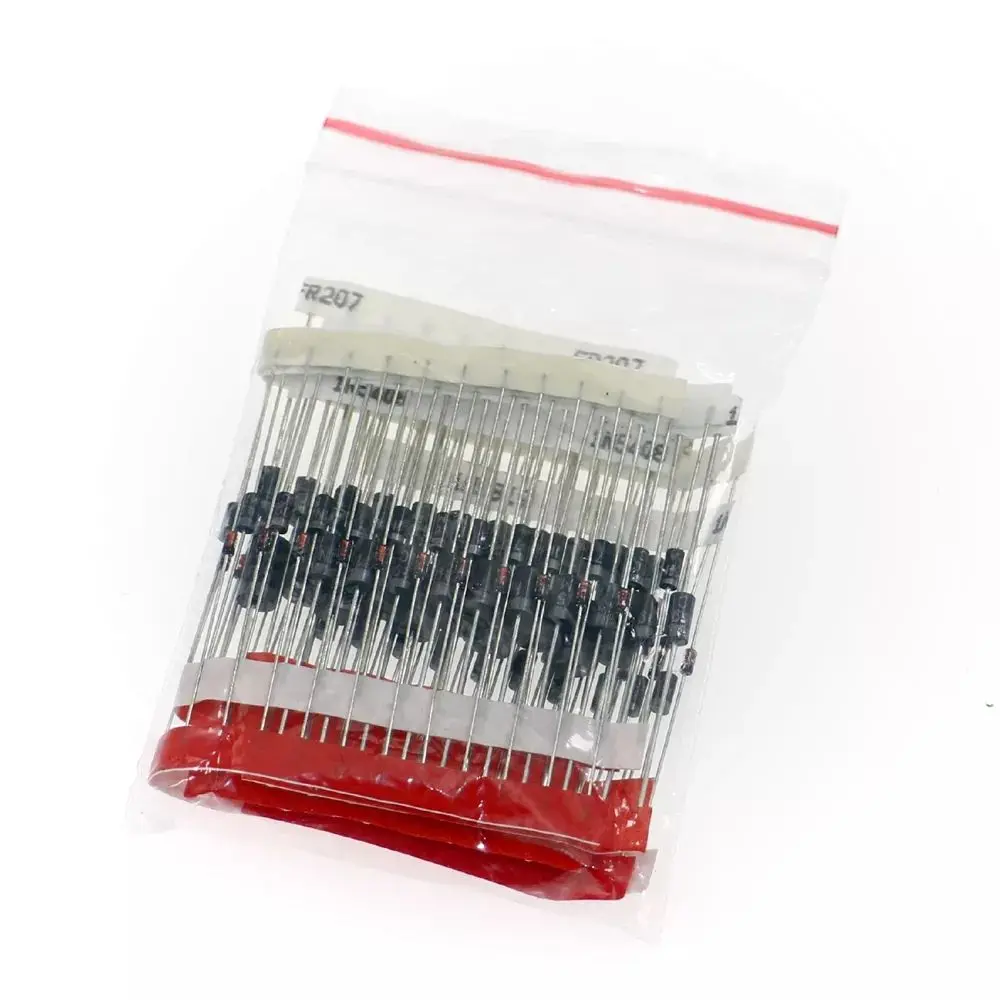 Fast Switching Schottky Diode kit set 1N4148 1N4007 1N5819 1N5399 1N5408 1N5822 FR107 FR207,8values=100pcs,Electronic Components
