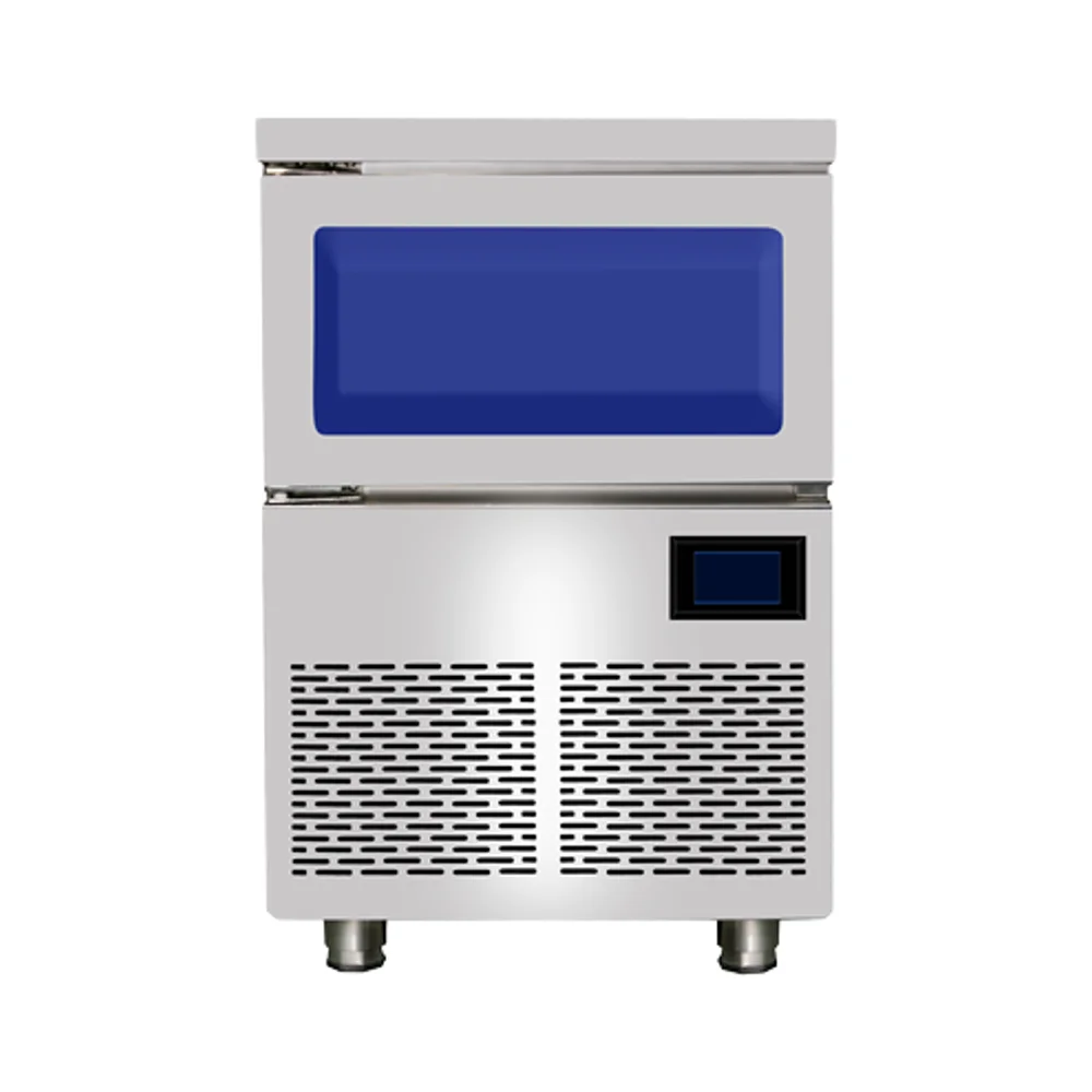 Stainless Steel Full Automatic Ice Machine Used Compressor Dining Wine Water Home Industrial Use Sale Ice Block Making Equipment