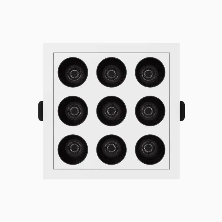 Industrial Design Adjustable LED Spotlight Wholesale Rectangle Recessed Square Spot Lights Fixture Office Outdoor Home Office