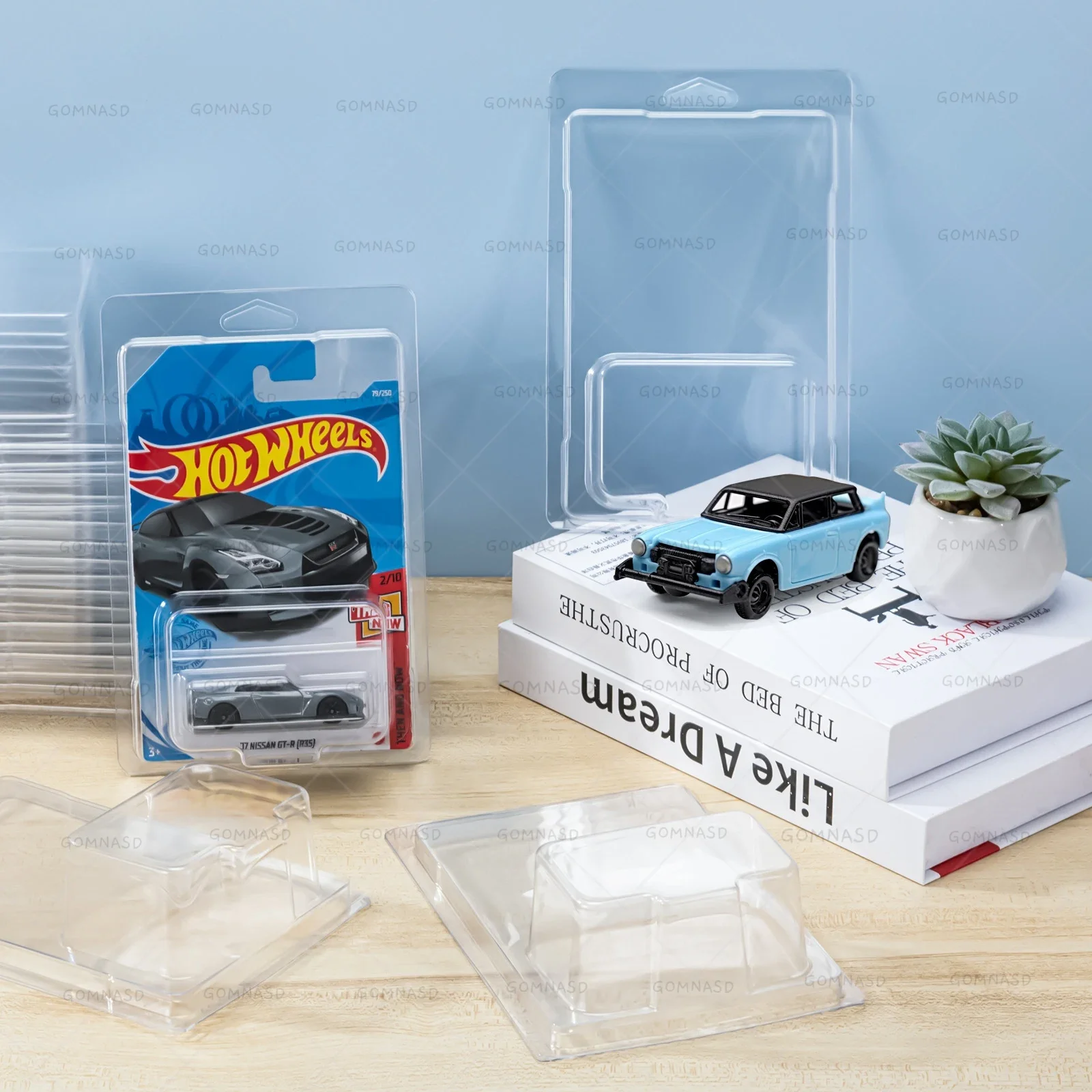 Customizable Factory Toy Car Packaging PET Blister with Recycled Materials Disposable Plastic Box Card Watch Other Small Items