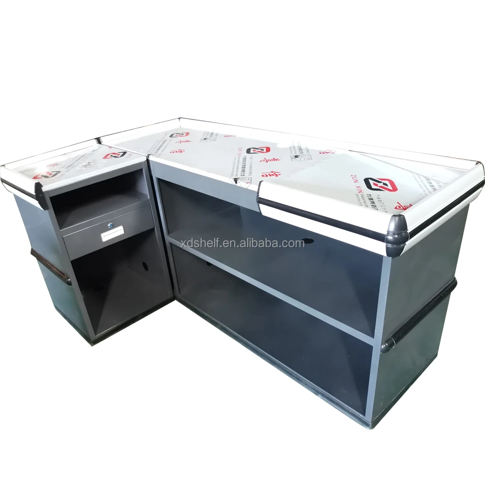 Supermarket Shelves Checkout Counter Other Warehousing & Supplies Value Money Cash