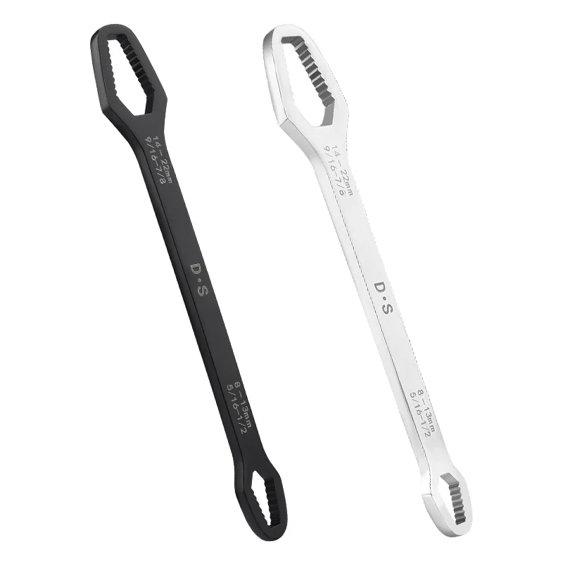 Tuosen hardware tools multi-purpose double-headed special-shaped self-tightening wrench 8-22mm eye wrench