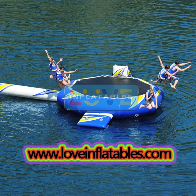 Floating Inflatable Water Play Equipment / Inflatable Water Games Jungle Joe