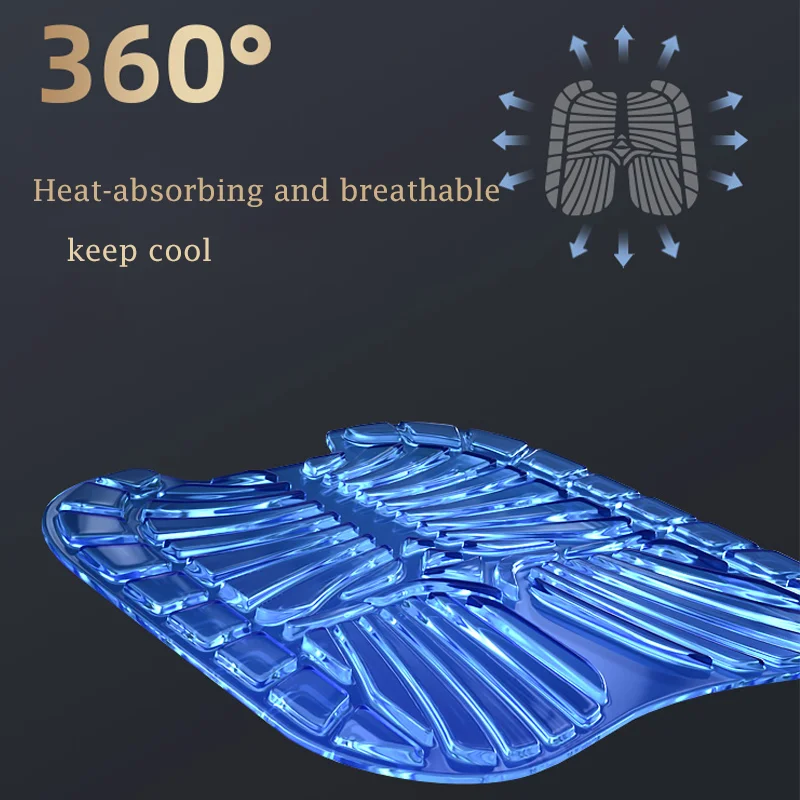 Bravo Patent Ergonomic Memory Foam Gel Pad Seat Cushion Cooling Gel Seat Cushion for Office Chair