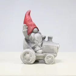 Популярная магниевая Цветочная шляпа Redeco 2022, садовая статуя гнома, милое ремесло с изогнутым углом шляпы