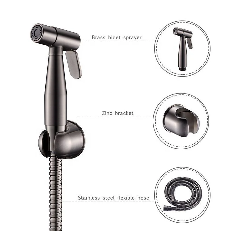 Morden Style Brass Shattaf Set In Toilet Douche Sprayer Shattaf Muslim  Bidet Spray Toilet