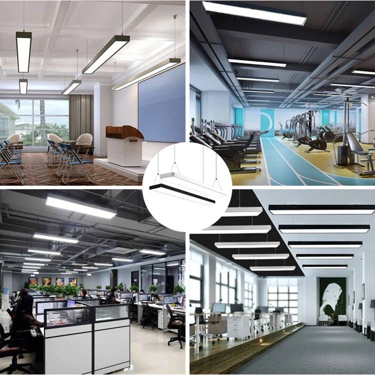 High Quality Indoor Commercial Office Hanging Line light 30W 50W 70W Led Pendant Light