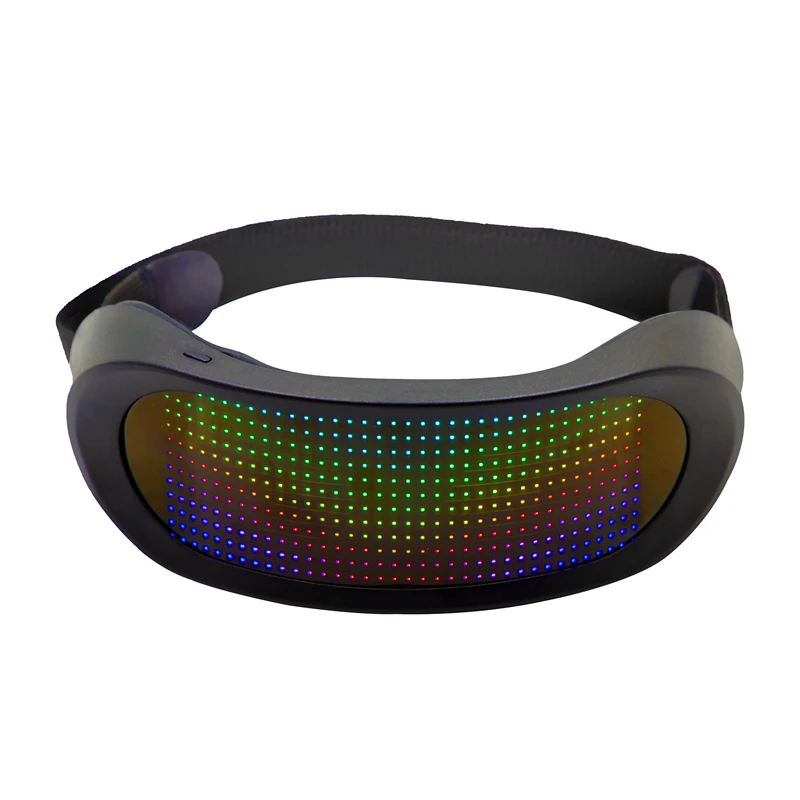  RGB полноцветные СВЕТОДИОДНЫЕ светящиеся очки приложение для программирования СВЕТОДИОДНЫХ экранов