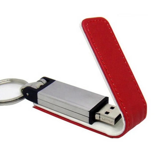 Key Ring Leather  USB Flash Drive USB 2.0 4GB 8GB 16GB 32GB Flash Drive Memory Pen drive 64GB 128GB Memoria Stick U Disk