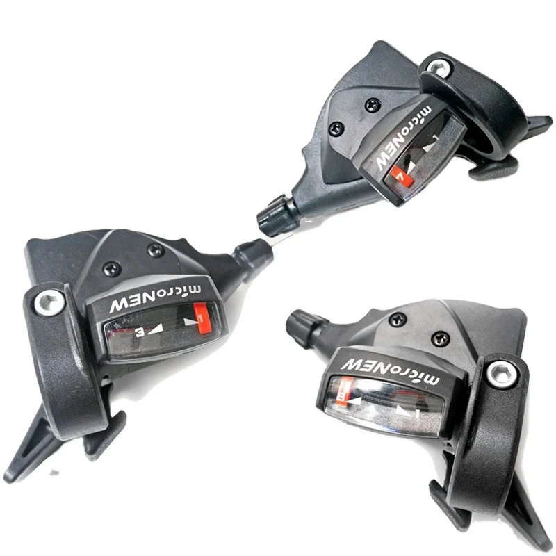 Bicycle Parts With Good Quality Rubber Transmission 21 Speed Index Thumb Shifter 22.2mm Durable Mtb Grips Shifter