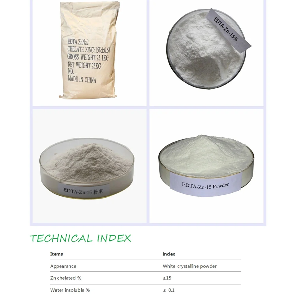 China Manufacturer Of Edta-znna2 Zn Edta Powder