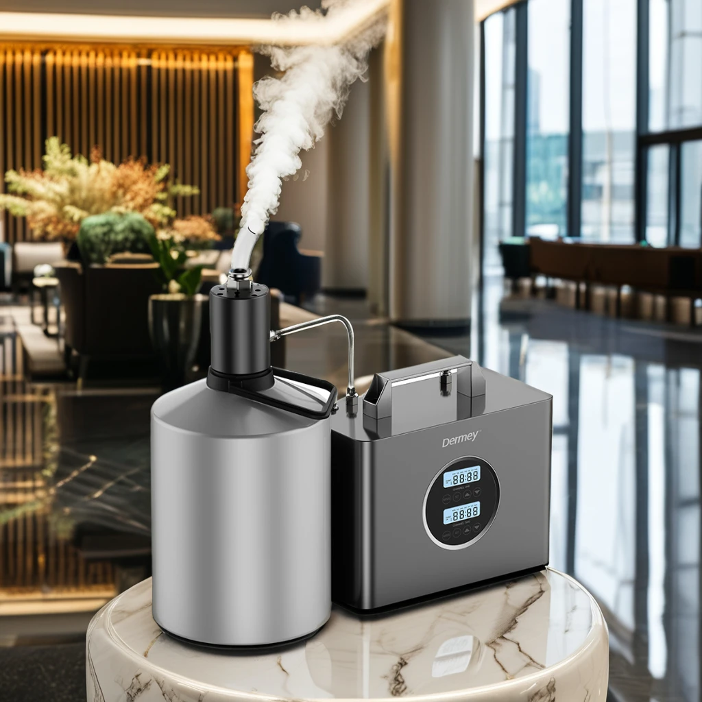 DERMEY LF5000 коммерческая система HVAC аромадиффузор металлический ароматический масляный дозатор и аппарат для ароматизатора