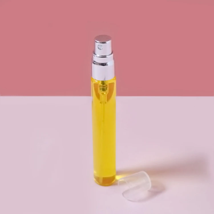 10ml glass tube sample test clear screw neck spray perfume bottles