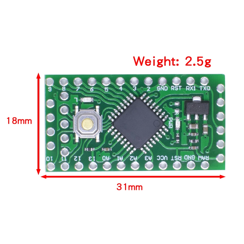 WAVGAT LGT8F328P LQFP32 MiniEVB 3.3V / 5V Replaces Pro Mini ATMEGA328P Fully Compatible For  USE HT42B534-1 Driver