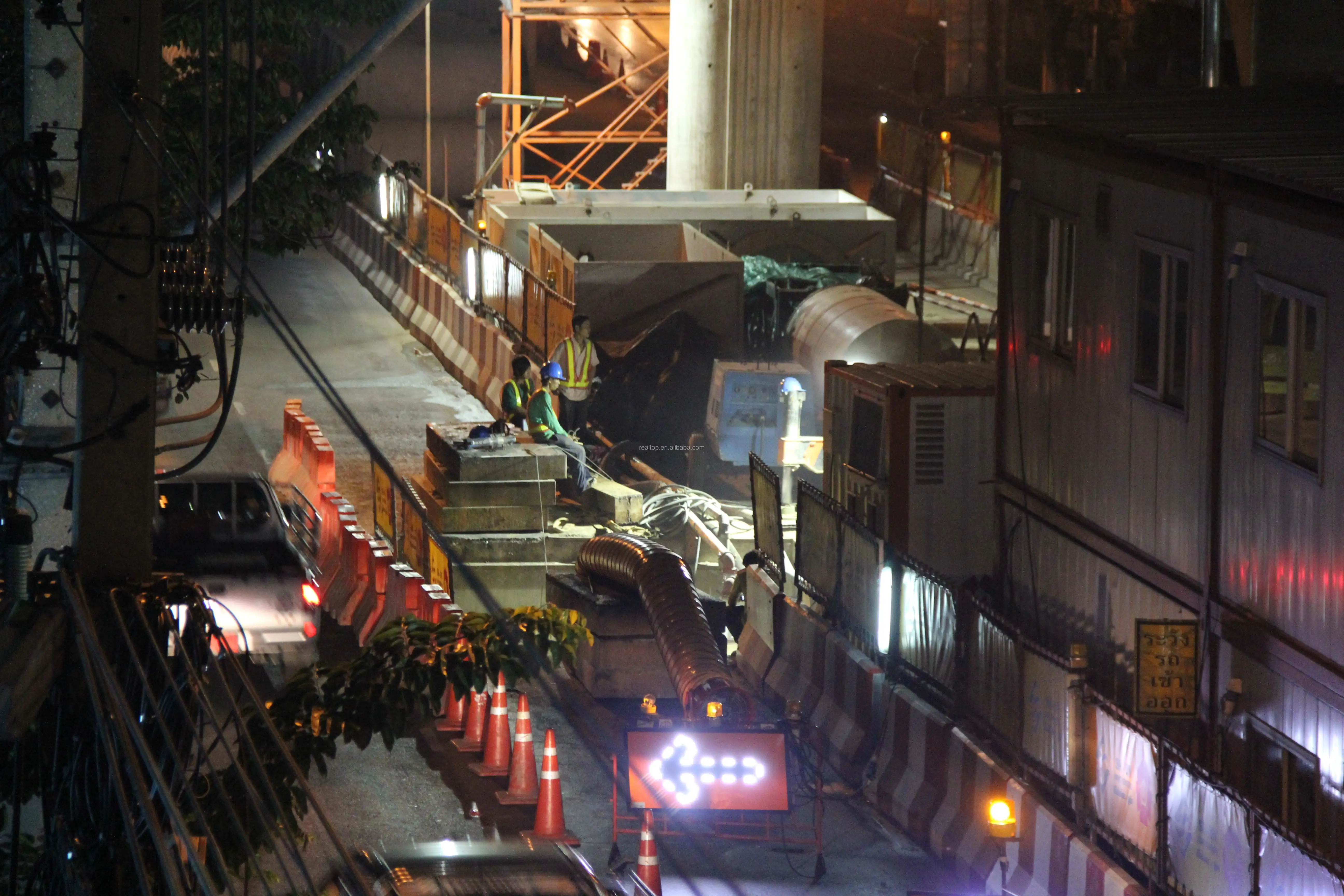 1100mm pipe jacking machine(tunnel boring machine) for  pipe burster underground