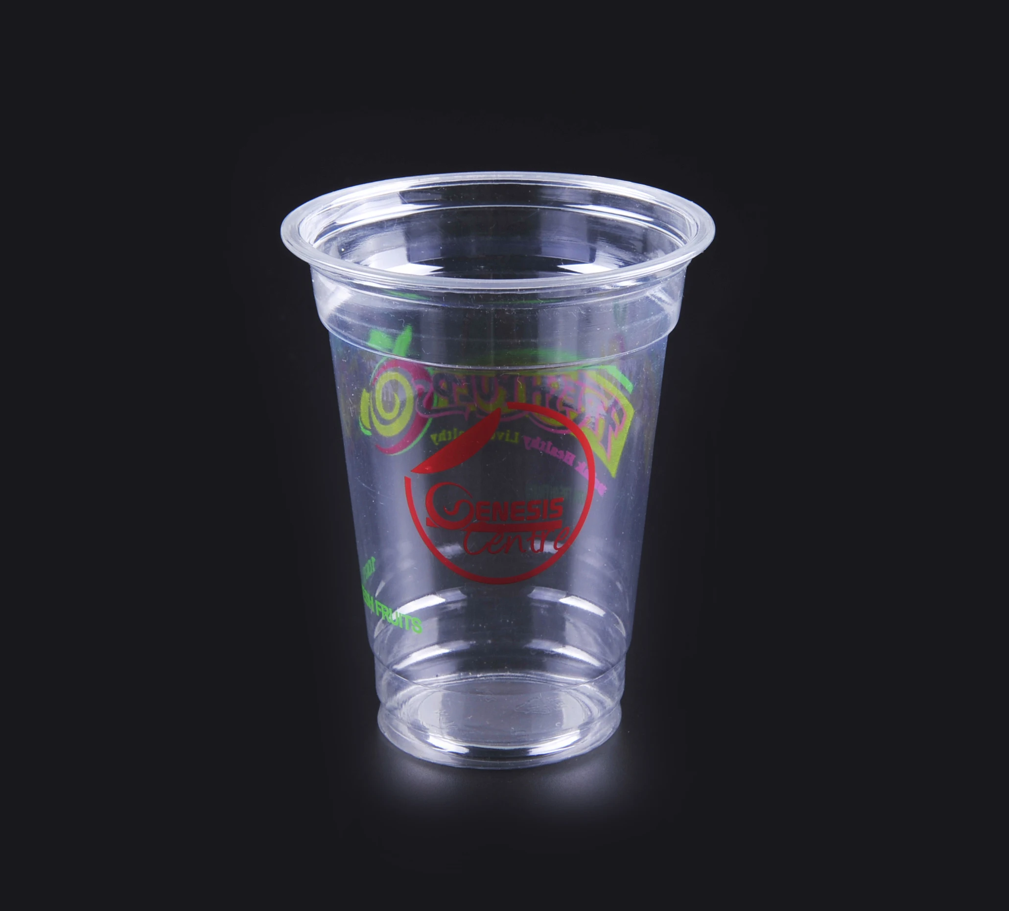 Plastic Cups Disposable PP Cups Milk Tea Glass Manufacturer Plastic 400ml Packaging for Coffee Plastic Cup Premium GREEN CN;ZHE