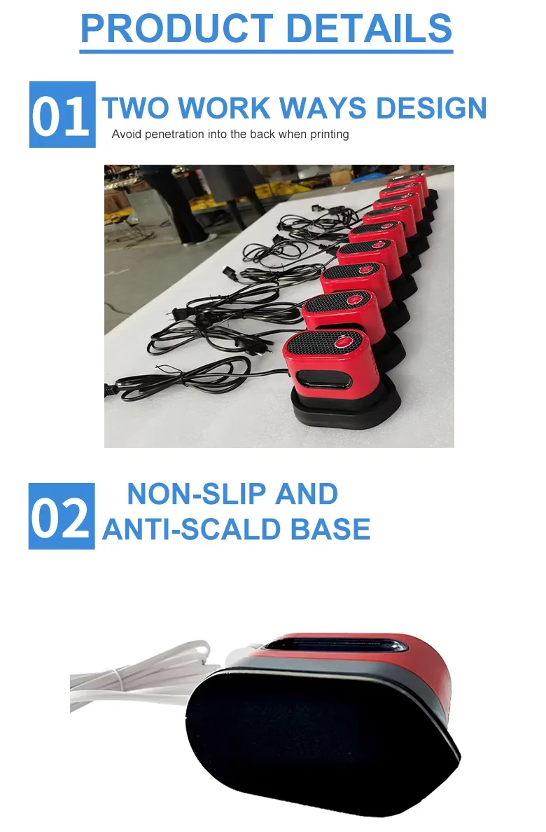 Erasmart MIni Iron Household Digital Heat Transfer Sublimation Transfer Printing Machine On Clothes