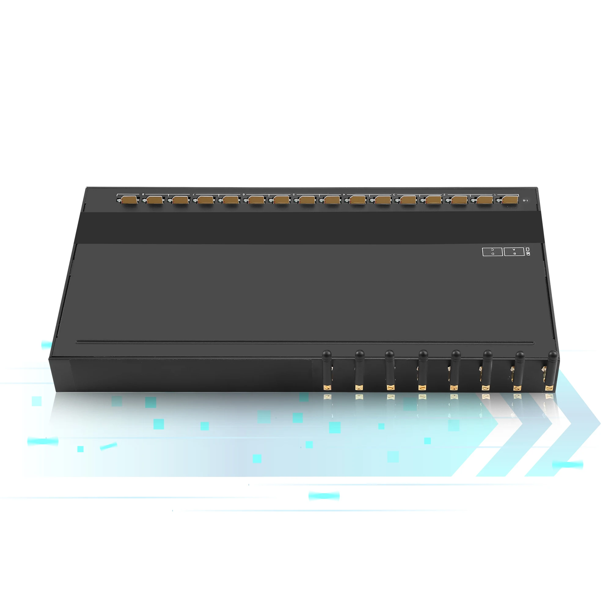 Skyline voip products 8-32 8 port 4g lte sk8 ec25 fast sms sending marketing mach iem change sms gateway