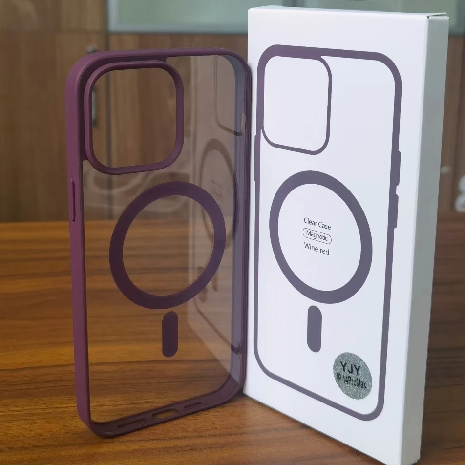 Магнитный чехол-накладка с кольцом для беспроводной зарядки Iphone 13 Pro Max 6 1 7 защитный чехол
