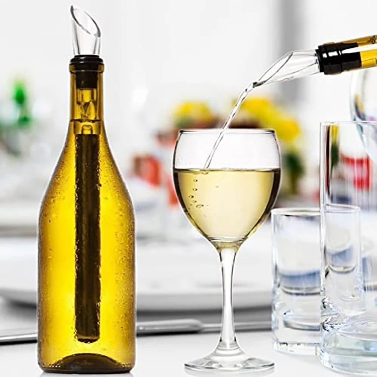 New product amazon portable sleek drinking chilling rods instant wine cooler wine chiller stick