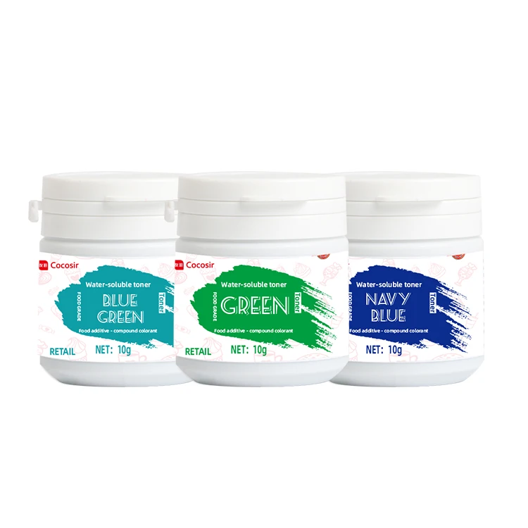Cocosir Water-Soluble Toner Food Grade Macaron Chocolate Cousse Sand Blown Fondant Cream Pigment Lipstick 10g