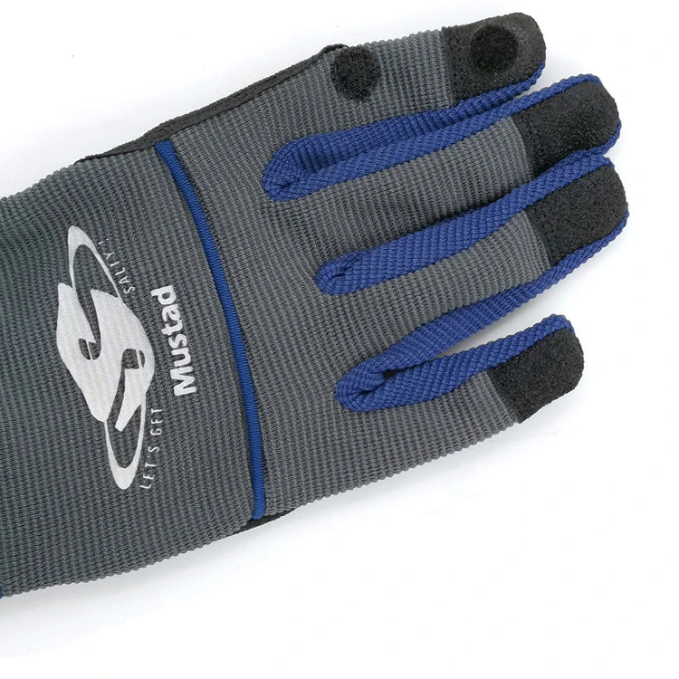 Custom Anti-slip Waterproof Cold Weather Outdoor Activities Gloves Mens Mustad  Fishing Gloves