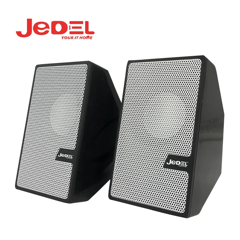 High Quality Sound Modern Wired USB-Powered Mini Speakers 3watt*2 Black&White Speaker