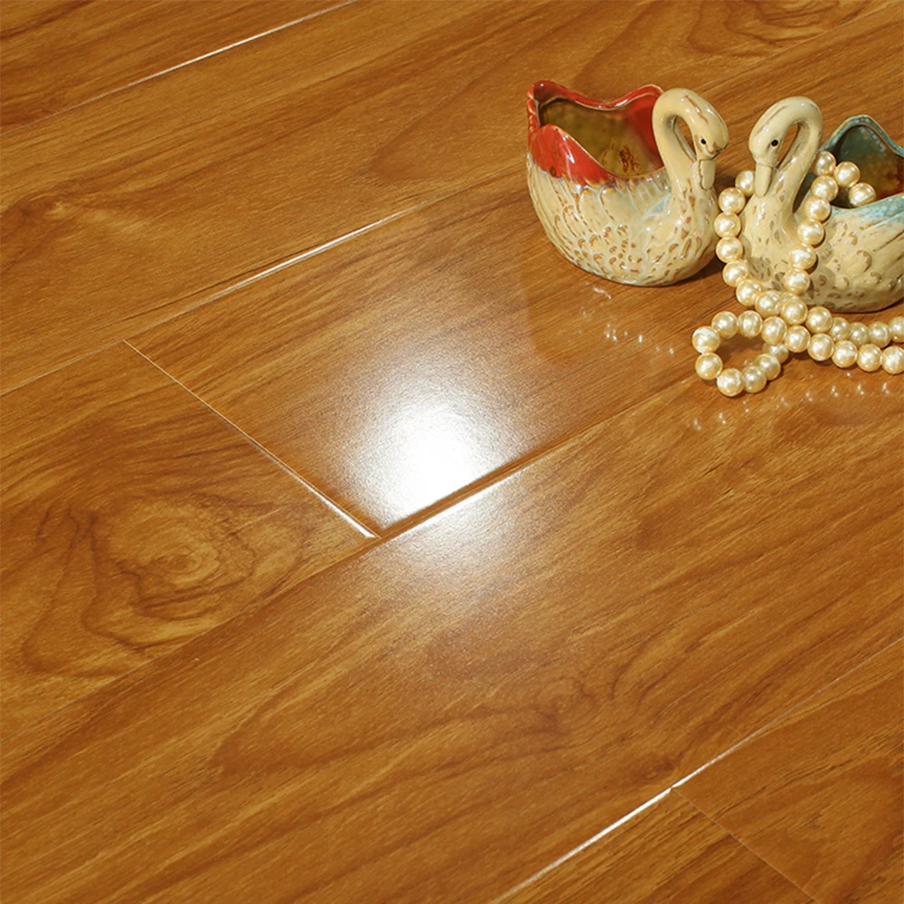 China Manufacturer Wear Resistant MDF Surface AC3 AC4 Plastic Laminate Flooring