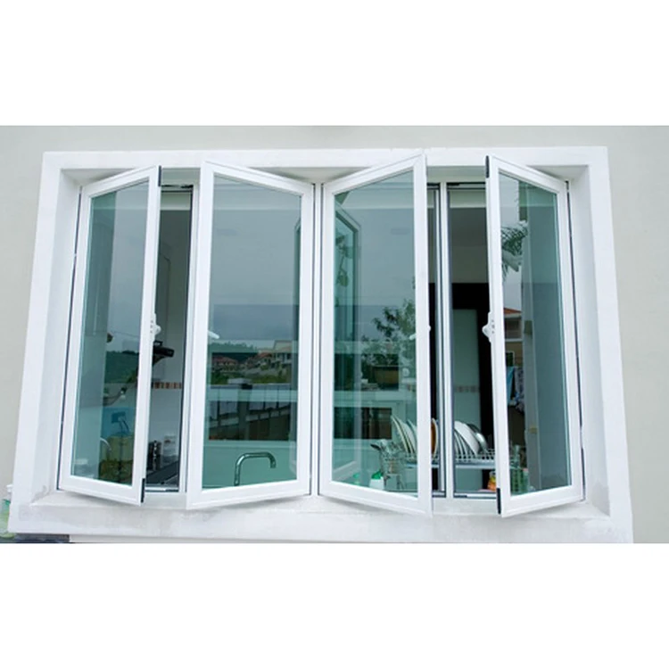 Aluminum Double Glaze Extrusion Residential Casement Window