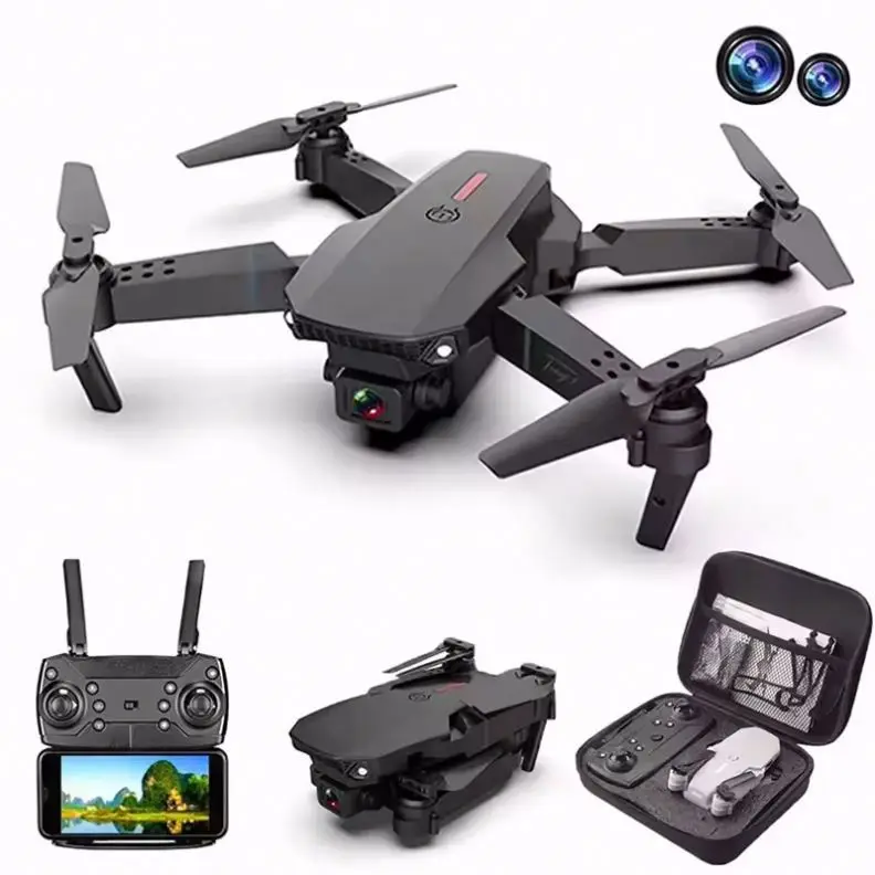 Remote Control Mini Dron Camara 4K V4 Drc Camera Low Price Professional e E88 Dual