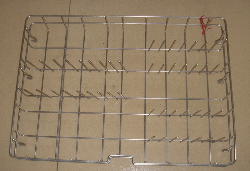 Kitchen Metal Wire Stainless Steel Dishwasher Rack Basket