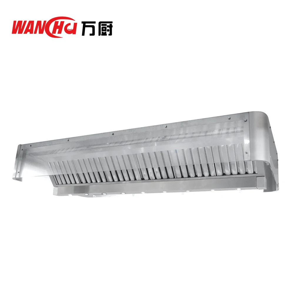 Philippines Restaurant Kitchen Stainless Steel Range Hood Kitchen Chimney Hood Industrial Cooker Hoods Factory