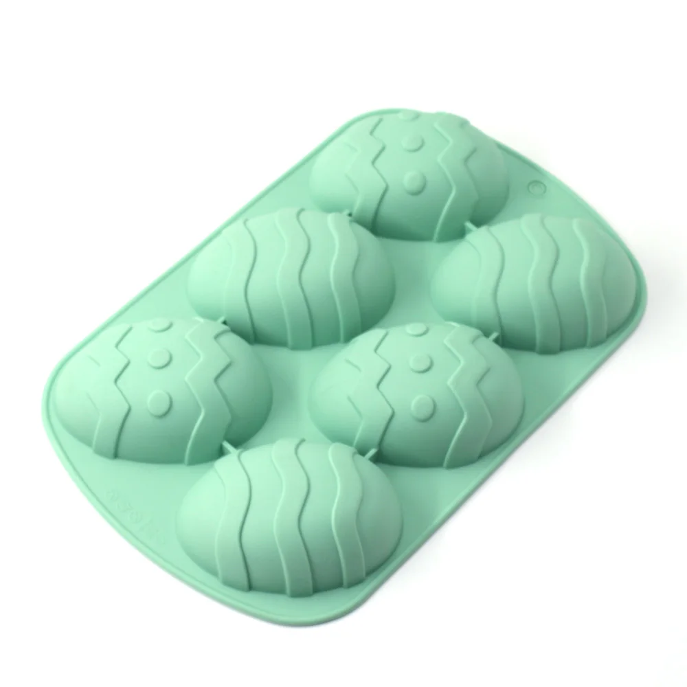 2022 DIY Funny Dinosaur Easter Egg Chocolate Mold  Silicone Baking Mold Tray for Cake
