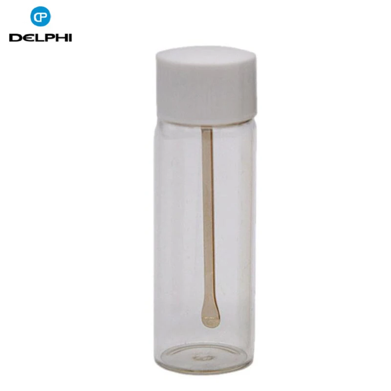 
Glass smoking pipe Personality portable glass snuff vial telescoping telescopic spoon spice bullet snorter 