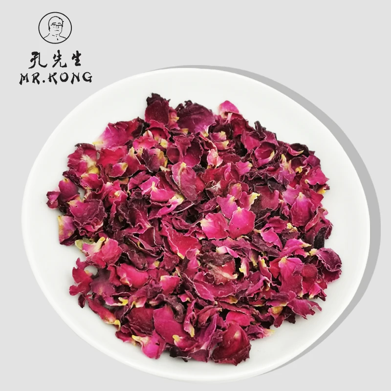 Flower Tea Dried Rose Petal Food Grade Flavor Tea Edible Pink Rose Petal