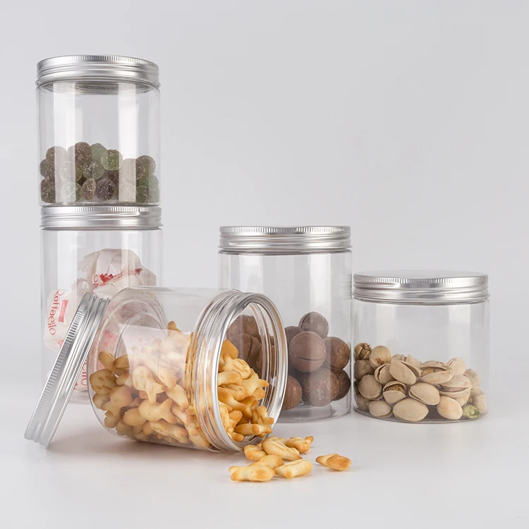 Hot selling food container 320ml plastic canning jar