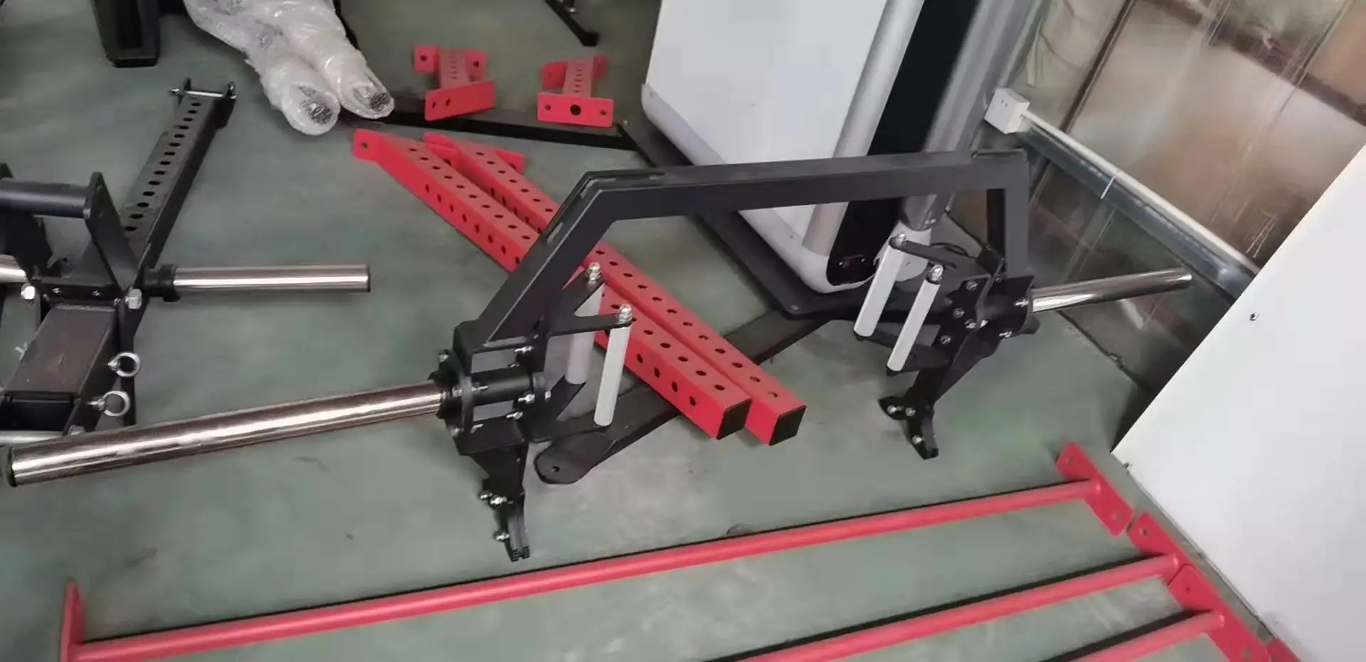 2024 New Style Open Hex Powerlifting Barbell Bar For Gym Fitness