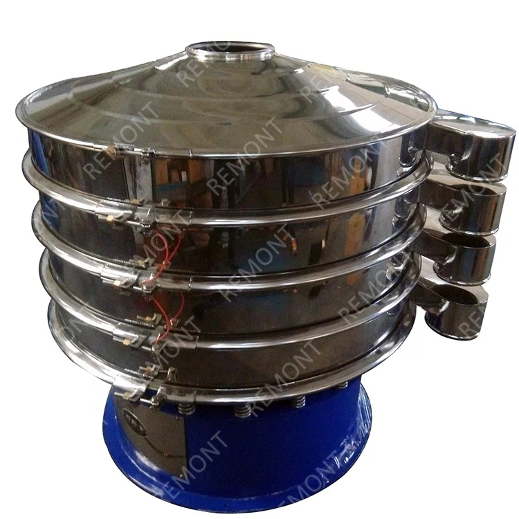 Electric vibrator sieve machine