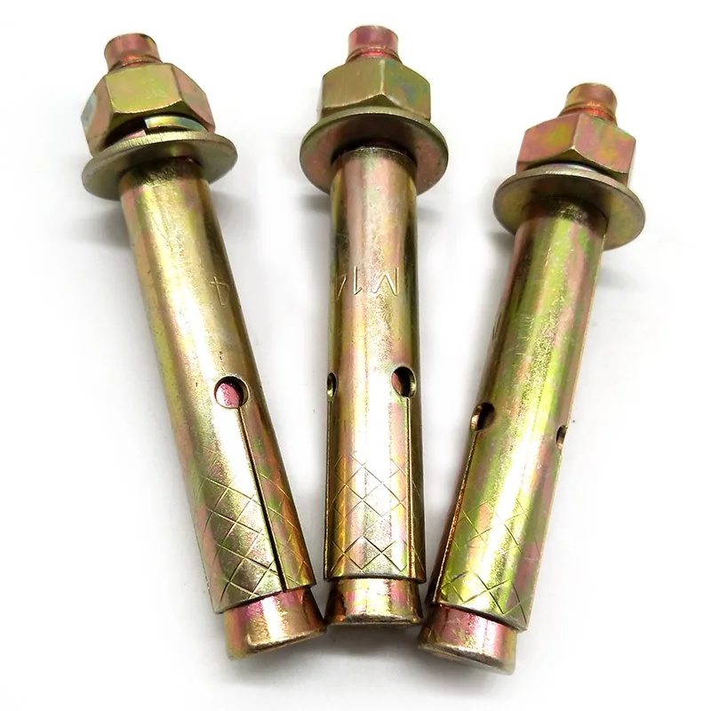 Carbon steel anchor Bolt with Explosion ,Galvanized Drawing Screw Iron Explosion Screw